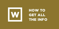 Gold background with the words how to get all the info